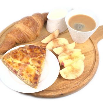 Quiche Lorraine Breakfast Set