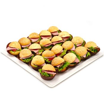 Mini Hamburger Platter